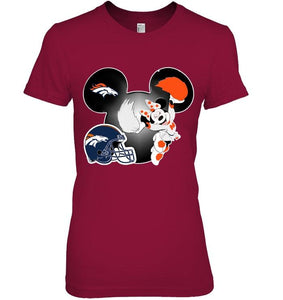 Denver Broncos Minnie cheerleader shirt