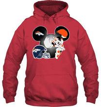 Load image into Gallery viewer, Denver Broncos Minnie cheerleader shirt
