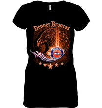 Load image into Gallery viewer, denver broncos eagle american flag shirt
