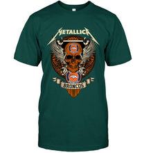 Load image into Gallery viewer, Metallica Denver Broncos shirt
