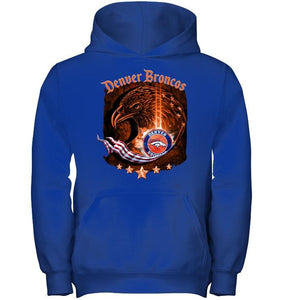 denver broncos eagle american flag shirt