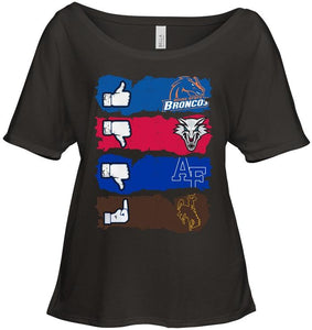 Boise State Broncos like fan shirt