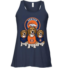 Load image into Gallery viewer, Denver Broncos Beagles fan shirt
