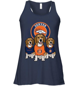 Denver Broncos Beagles fan shirt