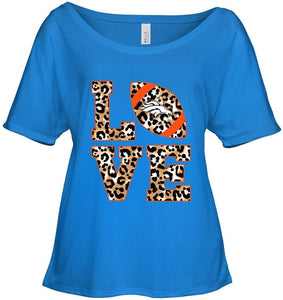 Love Denver Broncos panther pattern shirt