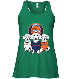 Dachshund Denver Broncos shirt