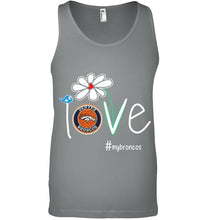 Load image into Gallery viewer, Love my Broncos Denver Broncos daisy fan shirt
