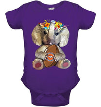 Load image into Gallery viewer, Elephant loves Denver Broncos shirt
