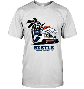 Beetle Denver Broncos on beach shirt