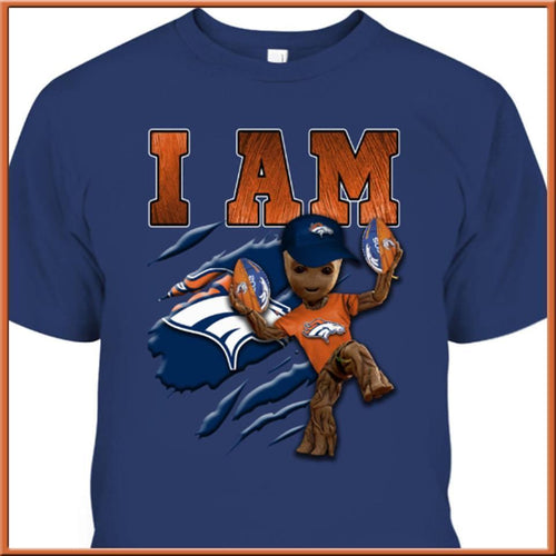 i am denver broncos groot t shirt