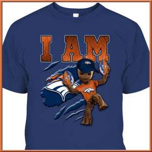 i am denver broncos groot t shirt