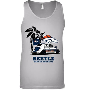 Beetle Denver Broncos on beach shirt