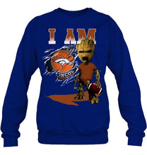 Load image into Gallery viewer, I am Denver Broncos groot shirt
