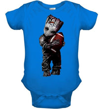 Load image into Gallery viewer, baby groot loves Denver Broncos shirt
