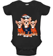 Load image into Gallery viewer, Denver Broncos Chihuahuas fan shirt
