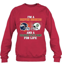 Load image into Gallery viewer, i&#39;m a Denver Bronco and a Colorado State Ram for life shirt
