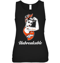 Load image into Gallery viewer, Go Denver Broncos unbreakable girl shirt
