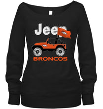 Load image into Gallery viewer, Jeep Denver Broncos fan hoodie
