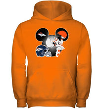 Load image into Gallery viewer, Denver Broncos Minnie cheerleader shirt
