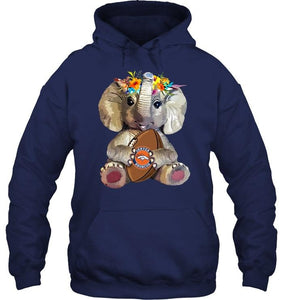 Elephant loves Denver Broncos shirt