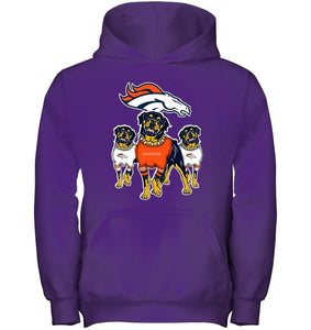 Denver Broncos Rottweilers fan hoodie