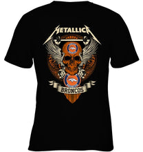 Load image into Gallery viewer, Metallica Denver Broncos shirt
