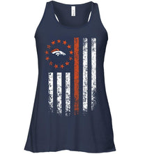 Load image into Gallery viewer, Denver Broncos american flag star shirt
