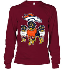 Load image into Gallery viewer, Denver Broncos Rottweilers fan hoodie
