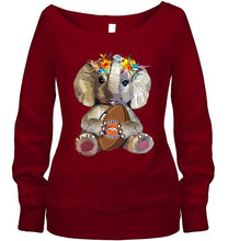 Load image into Gallery viewer, Elephant loves Denver Broncos shirt
