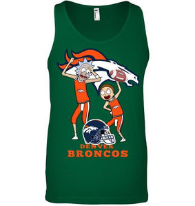 Denver Broncos Rick and morty fan shirt