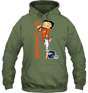 Denver Broncos betty boop fan shirt