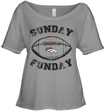 Load image into Gallery viewer, Sunday funday Denver Broncos lover shirt
