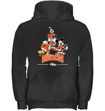 Load image into Gallery viewer, Denver Broncos mickey donald goofy fan shirt
