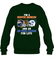 Load image into Gallery viewer, i'm a Denver Bronco and an Air Force Falcon for life shirt
