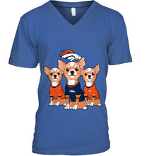 Load image into Gallery viewer, Denver Broncos Chihuahuas fan shirt
