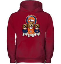 Load image into Gallery viewer, Denver Broncos Beagles fan shirt
