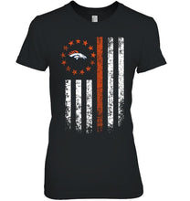 Load image into Gallery viewer, Denver Broncos american flag star shirt
