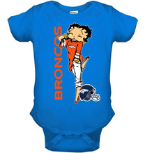 Load image into Gallery viewer, Denver Broncos betty boop fan shirt
