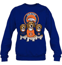 Load image into Gallery viewer, Denver Broncos Beagles fan shirt
