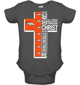 Can do all things through christ strengthens me Denver Broncos shirt