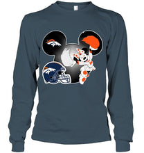 Load image into Gallery viewer, Denver Broncos Minnie cheerleader shirt

