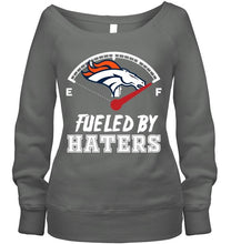 Load image into Gallery viewer, Denver Broncos fueled by haters shirt
