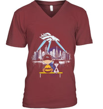 Load image into Gallery viewer, snoopy watch Denver Broncos city shirt
