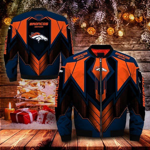 denver broncos for broncos fan bomber 3d printed bomber 3d