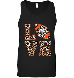 Love Denver Broncos panther pattern shirt