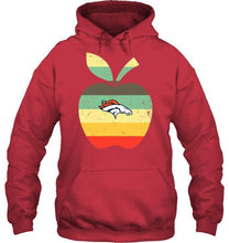 Load image into Gallery viewer, Denver Broncos teacher apple retro shirt
