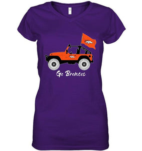 Go Denver Broncos Jeep shirt