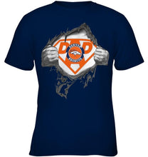 Load image into Gallery viewer, Denver Broncos dad superman shirt
