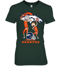 Load image into Gallery viewer, Denver Broncos Rick and morty fan shirt
