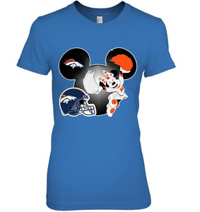 Denver Broncos Minnie cheerleader shirt